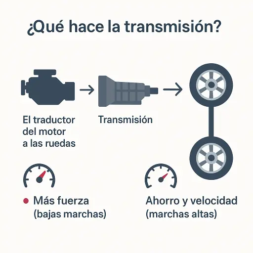 que hace la transmision de un carro