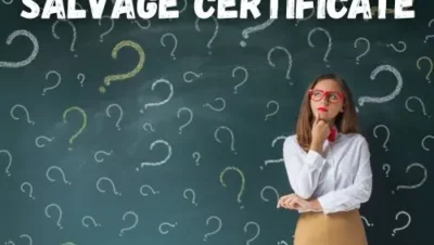 vender carro con salvage certificate